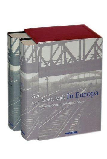 In Europa- tweedelige gebonden editie in cassette Geert Mak, Verzenden, Geert Mak