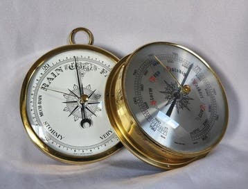 Western Germany - Scheepsbarometer (2) - Messing