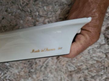 Hermès - Asbak - Porselein, Glazuur, Goud - Hermès Cendrier, Antiek en Kunst