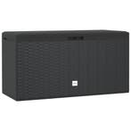 vidaXL Tuinbox 114x47x60 cm antraciet, Tuin en Terras, Verzenden, Nieuw