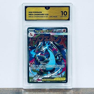 Pokémon Graded card - Mega Charizard X ex 023 – Pokémon - GG, Nieuw