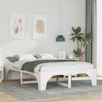 vidaXL Bedframe Wit 140 x 200 cm Massief grenenhout, Huis en Inrichting, Verzenden, Nieuw