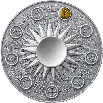 Ghana. 10 Cedis 2025 Jupiter - Solar System 2 oz Antique