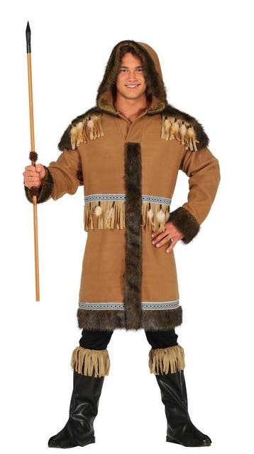 Eskimo Kostuum Heren, Verzenden, Nieuw