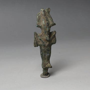 Oude Egypte, late periode Brons Osiris-statuet (Zonder