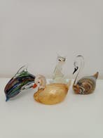 Decoratief ornament (4) - manifattura muranese,4 figure