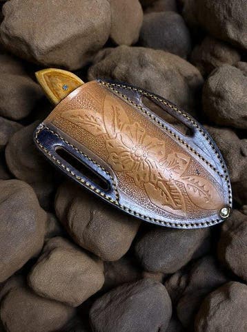Keukenmes - Utility knife - SDF 5- Handgesmeed Damascus