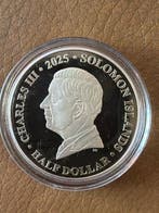 Îles Salomon. 1/2 Dollar 2025 Catwoman 27,5g (Sans prix de