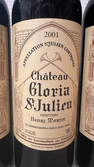 2001 Château Gloria St-Julien, Château Gloria St-Julien -, Nieuw