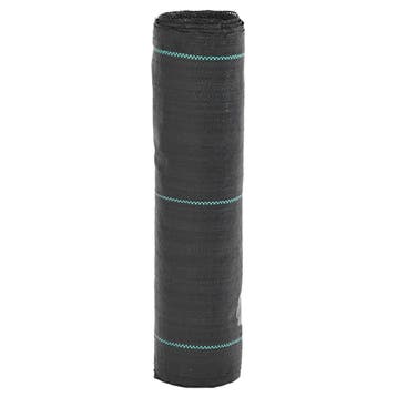 vidaXL Worteldoek 0,5x100 m PP zwart, Tuin en Terras, Verzenden, Nieuw