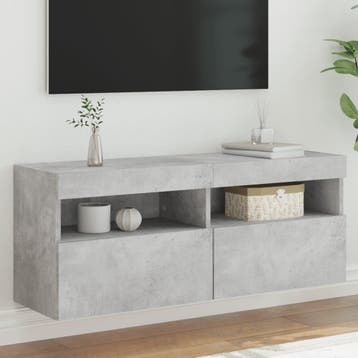 vidaXL Tv-wandmeubel met LED-verlichting 100x30x40 cm, Verzenden, Nieuw