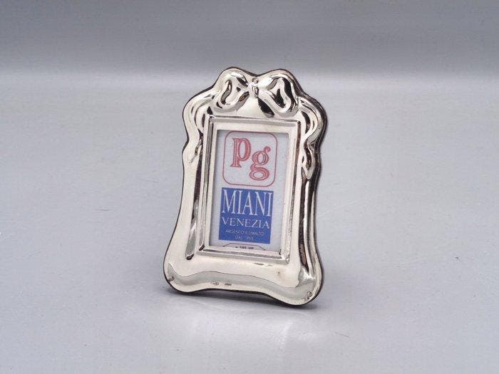 PG-Miani Argenteria - Fotolijst - .925 zilver - Liefdesstrik, Antiek en Kunst, Antiek | Zilver en Goud