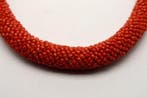 Corail - Corail rouge vintage - style serpent bohème - 49,7, Collections, Minéraux & Fossiles