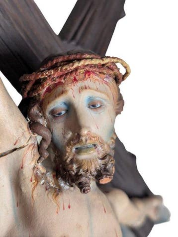 Posible círculo de Eugenio Maccagnani - sculptuur, Cristo