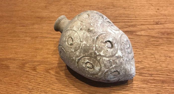 Byzantijns Aardewerk Brander - 13.3 cm, Verzamelen, Mineralen en Fossielen