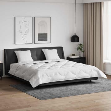 vidaXL Dekbed met kussen 3 st Wit Microvezel, Verzenden
