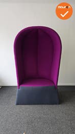 Akoestische design Ahrend - B Keuze - Kaigan - Grijs/Paars -, Vergader- of Presentatieruimte, Ophalen of Verzenden, Gebruikt, Stoel