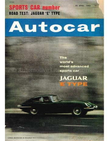 1963 AUTOCAR MAGAZINE 3506 ENGELS, Nieuw