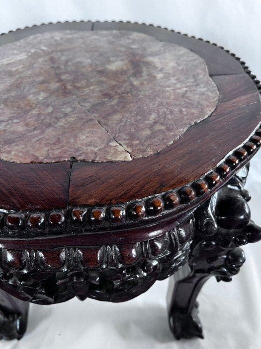 Salontafel - Hout, Marmer - China - Qing Dynastie, Antiquités & Art, Antiquités | Autres Antiquités