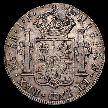 Spanje. Carlos IV. 8 Reales 1807 Lima JP (Zonder