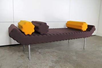 Hidden Furniture - Slaapbank - ZigZag - Metaal, Wol - ZigZag