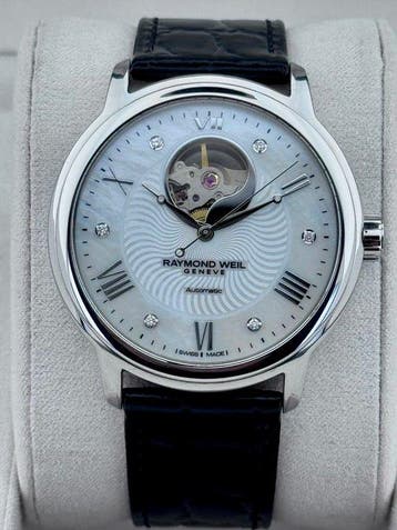 Raymond Weil - Maestro Open Heart Automatic Mother-of-pearl, Nieuw