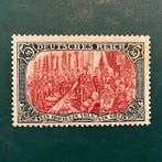 Duitse Rijk 1902 - 5 Mark Germania zonder watermerk gekeurd, Gestempeld
