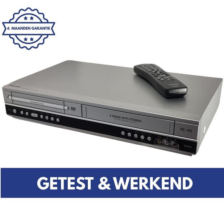 Philips DVP3055V | DVD Speler | Videorecorder | VHS Recorder, TV, Hi-fi & Vidéo, Lecteurs vidéo, Envoi