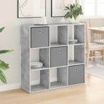 vidaXL Dressoir met lade Beton Grijs 102 x 31 x 99,5 cm, Verzenden
