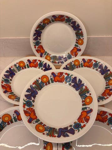 Villeroy & Boch - Christine Reuter - Bord (6) - Acapulco -, Antiek en Kunst