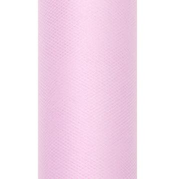 Lichtroze Tule Rol 15cm 9m, Hobby en Vrije tijd, Verzenden, Nieuw