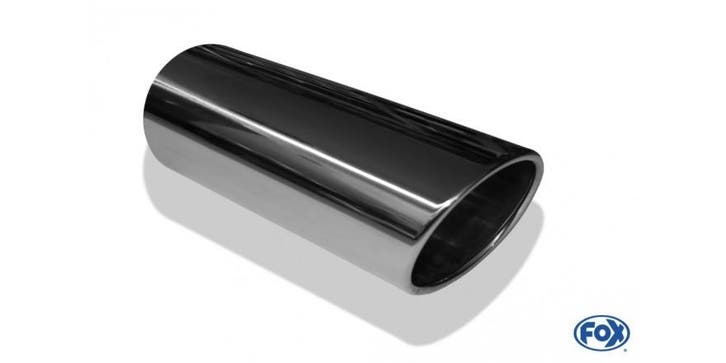FOX Laspijp type 32 129x106 mm / lengte: 300 mm - ovaal / op, Autos : Pièces & Accessoires, Systèmes d'échappement, Envoi