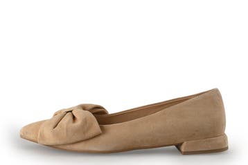 Manfield Ballerinas in maat 38 Beige, Kleding | Dames, Verzenden, Beige, Ballerina's, Manfield