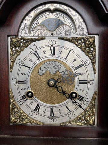 Pendule - Wrink (WUBA) - - Gegoten messing, Mahonie -