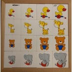 Educo begrip lotto van klein naar groot (olifant, beer, gira, Verzenden, Nieuw