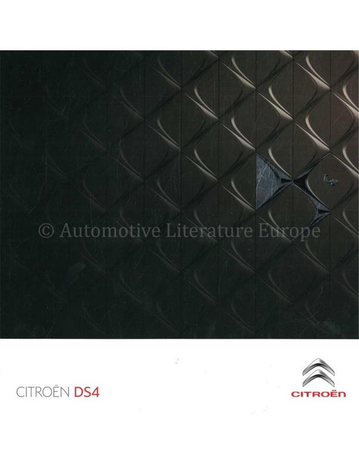2011 CITROEN DS4 BROCHURE DUITS, Boeken, Auto's | Folders en Tijdschriften