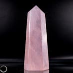 Natuurlijk rozenkwarts obelisk Zachte harmonie in een edele, Collections