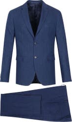 Suitable Kostuum Argon Blauw maat Maat 52/54 (L) Heren, Maat 52/54 (L), Nieuw, Suitable, Verzenden