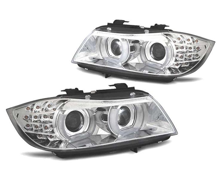 PHARES XÉNON AFS ANGEL EYES U 3D LED POUR BMW E90 E91 08-12, Auto-onderdelen, Verlichting, Verzenden