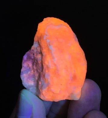 Rijke fluorescerende paarse hackmaniet-specimenenpartij