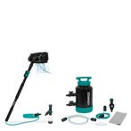 Aluminium Telescopische Wasborstel 1,80m en Waterontharder |, Huis en Inrichting, Schoonmaakartikelen, Verzenden