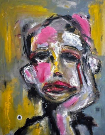 Arvydas Gaiciunas (Retne) - Go N-8 (XL) — Contemporary, Antiek en Kunst, Kunst | Schilderijen | Modern