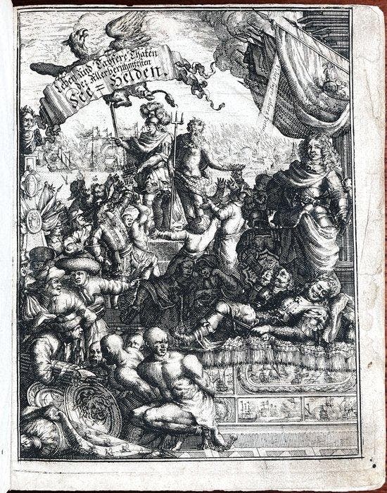 Bos - [ERSTAUSGABE] Leben und Tapffere Thaten der, Antiek en Kunst, Antiek | Boeken en Manuscripten
