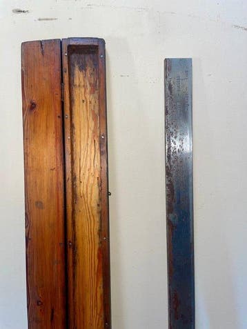 Industriële apparatuur - Toise-Étalon van massief staal.