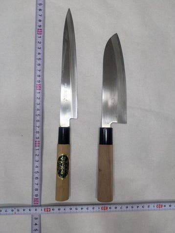 Keukenmes - Staal, Hout - Japan - Traditionele Japanse
