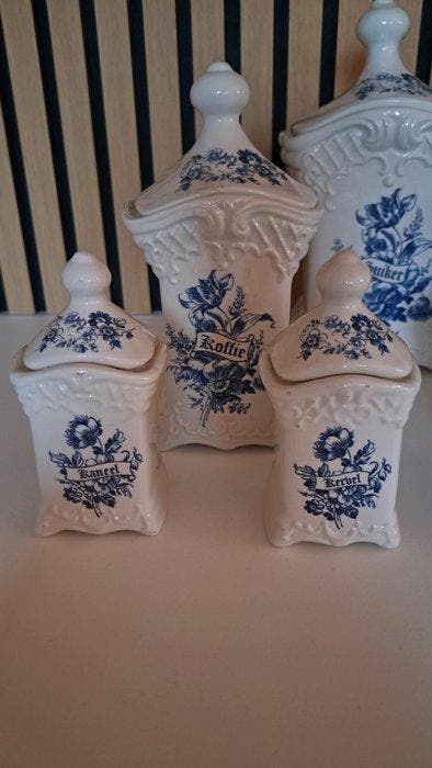 Delft, Plateelbakkerij - Pot (7) - Aardewerk -, Antiek en Kunst, Antiek | Meubels | Tafels