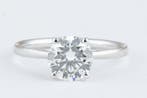 Zonder minimumprijs - Ring - 14 karaat Witgoud - 1.04ct. tw., Nieuw