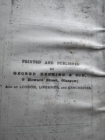 George Kenning - 1880(c) Genuine Complete George Kenning