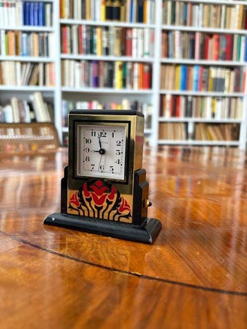 Horloge de bureau - Cartier - Art déco Bronze - 1910-1920 -, Antiek en Kunst