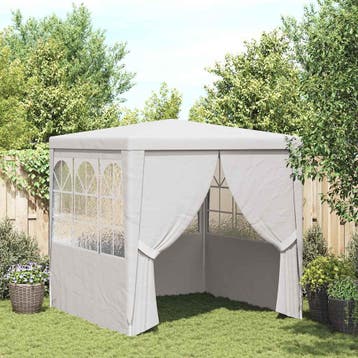 vidaXL Partytent met zijwanden professioneel 90 g/m² 2x2 m, Verzenden, Nieuw